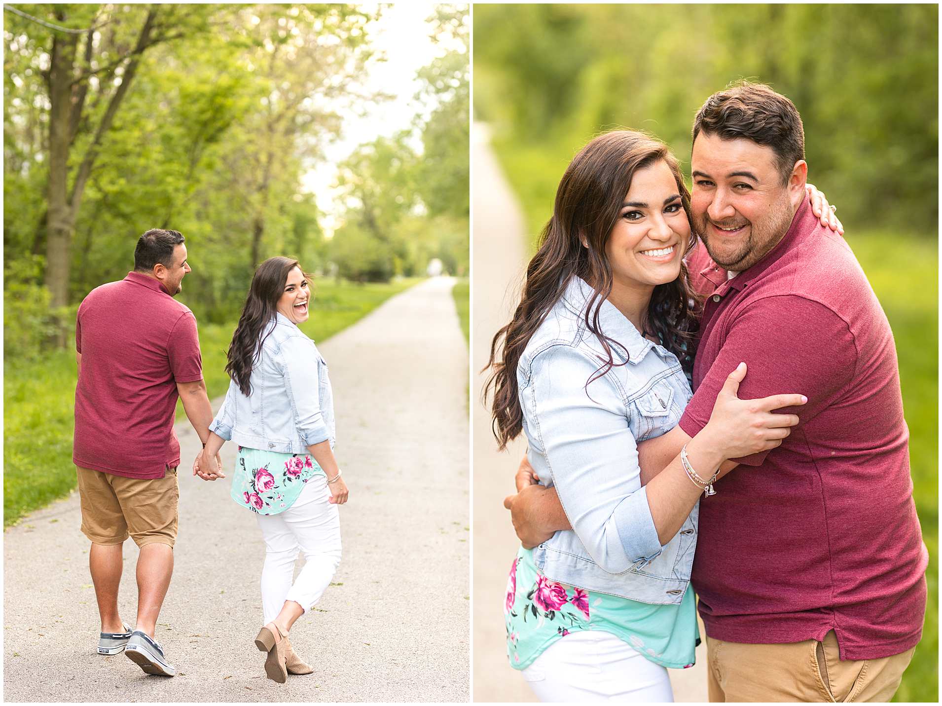 Summer Engagement Photos in Frankfort IL
