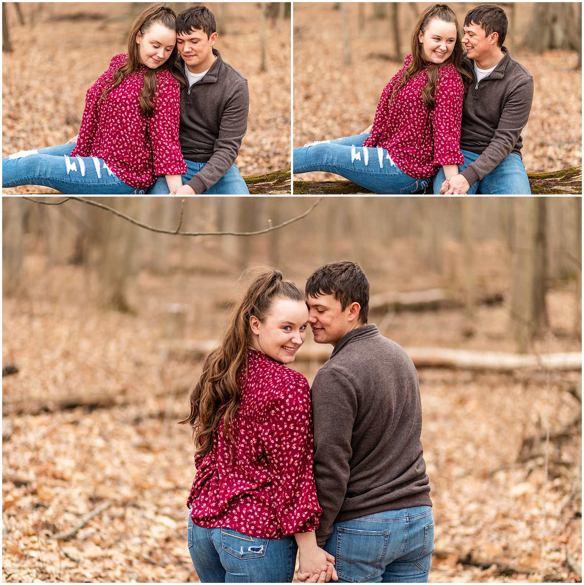 Lake of the Woods-Forest Preserve-Mahomet Illinois-Engagement Photos-Champaign County Wedding Photographer