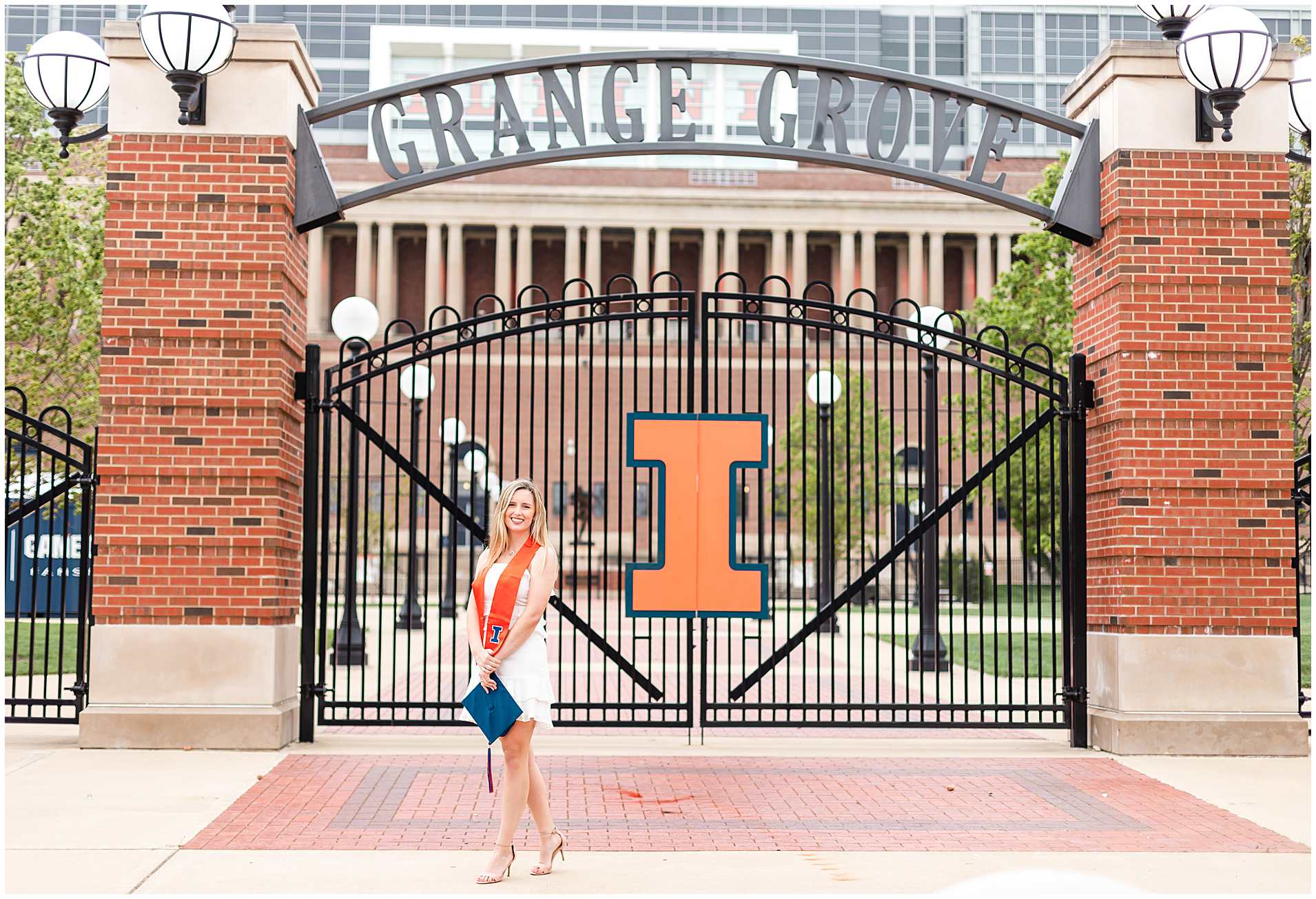 University of Illinois Graduation Photos Sarah Champaign Senior